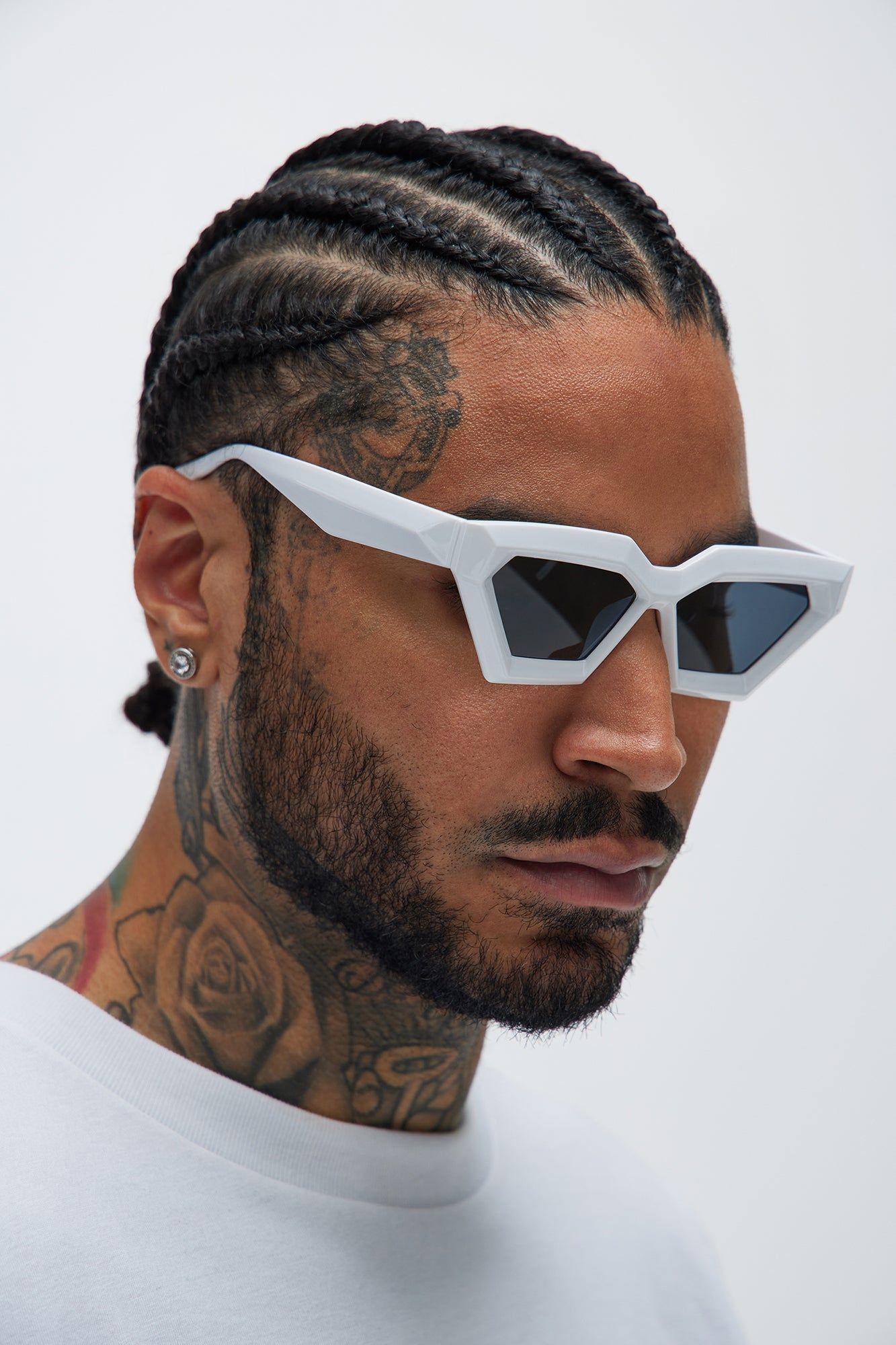 Vortex Sunglasses - White sold by Fashion Nova