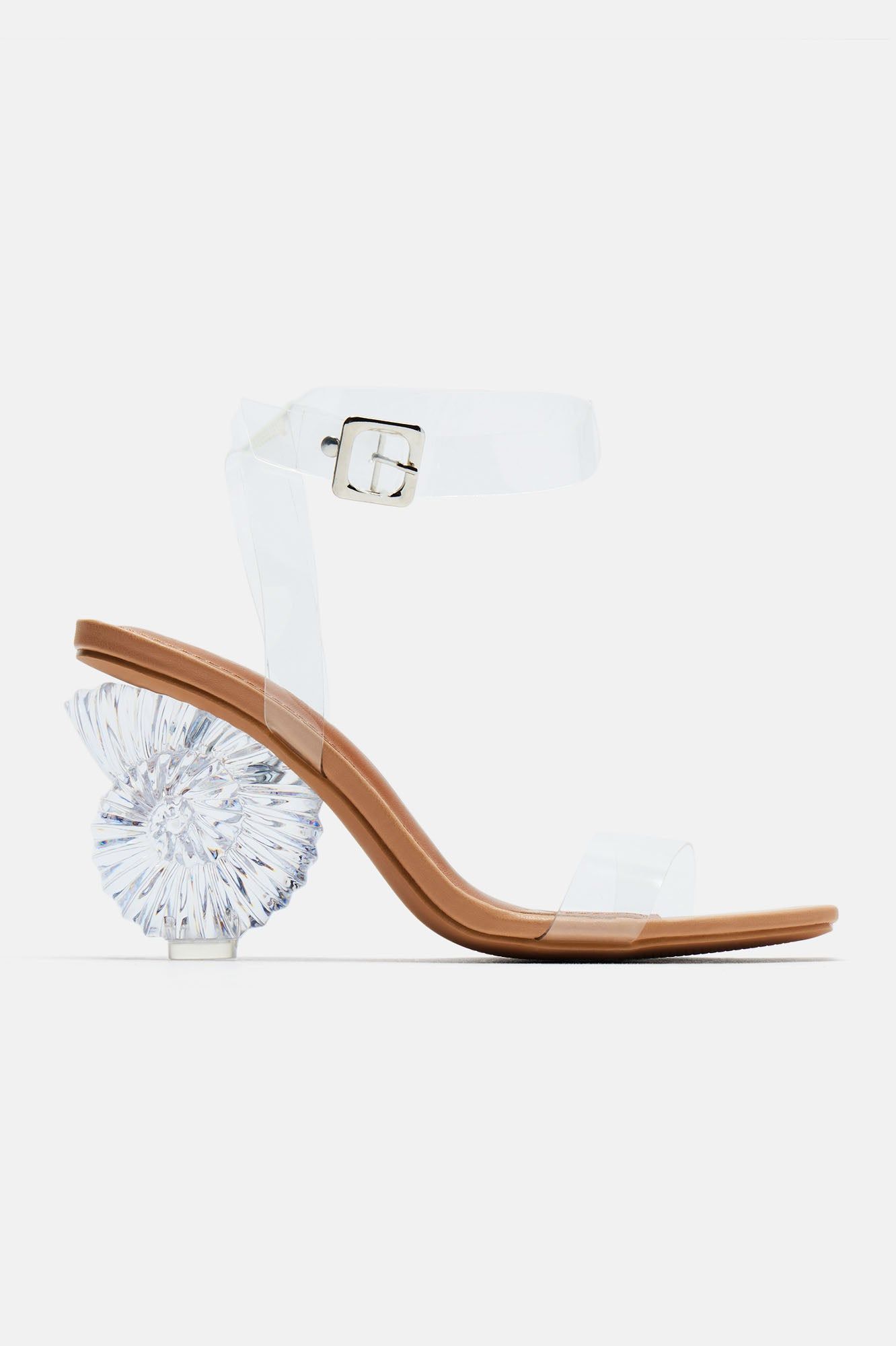 Called Out Heeled Sandals - Nude sold by Fashion Nova