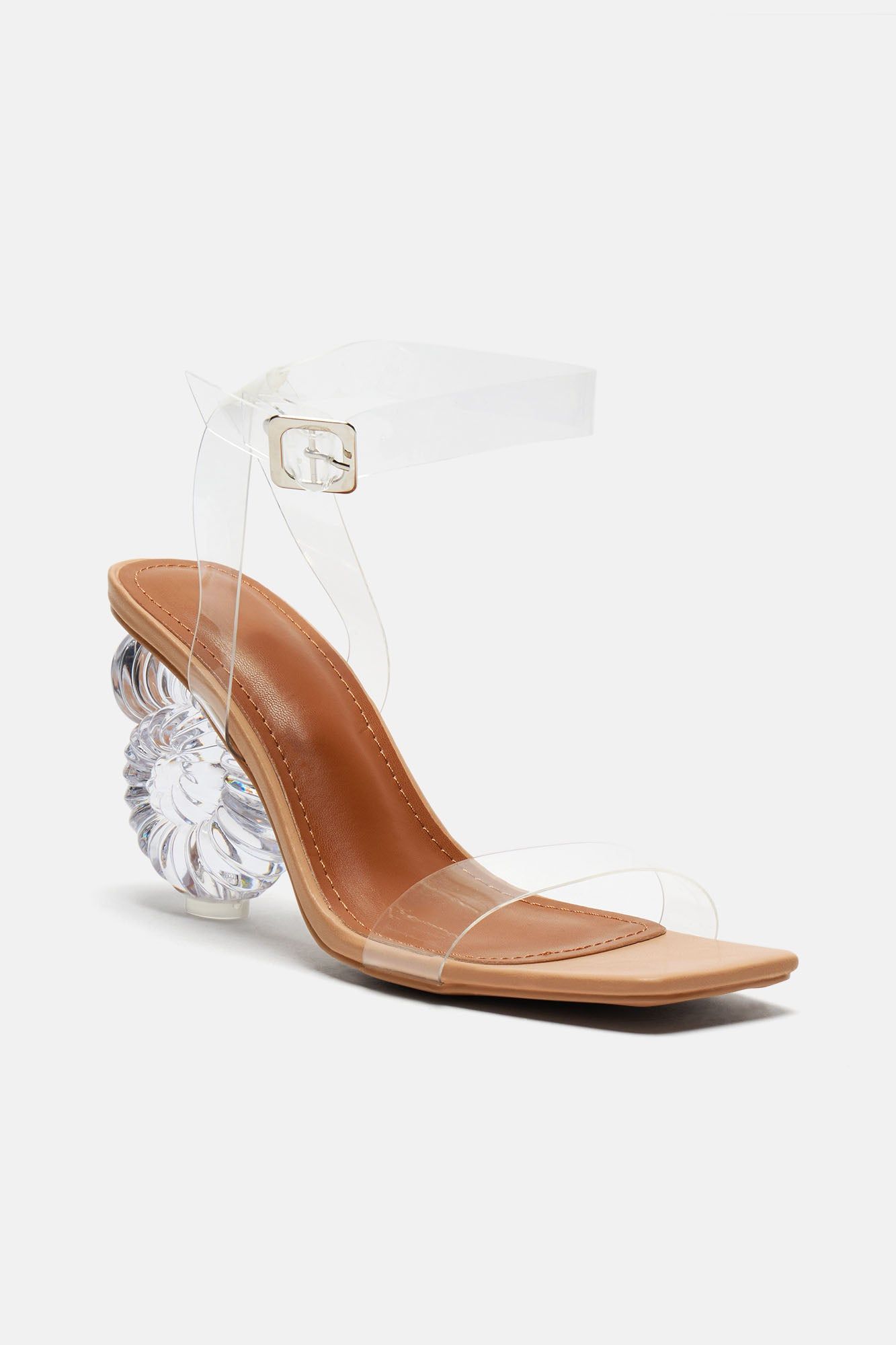 Called Out Heeled Sandals - Nude sold by Fashion Nova product image thumbnail 2