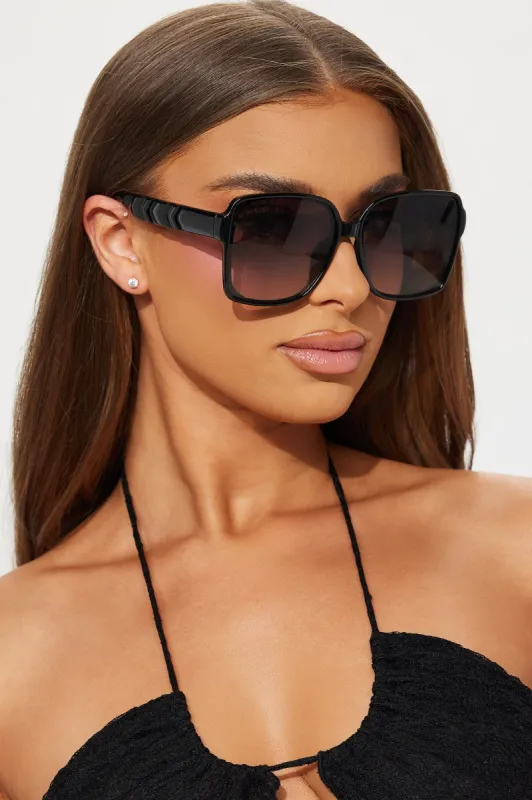 Daily Walks Sunglasses - Black sold by Fashion Nova