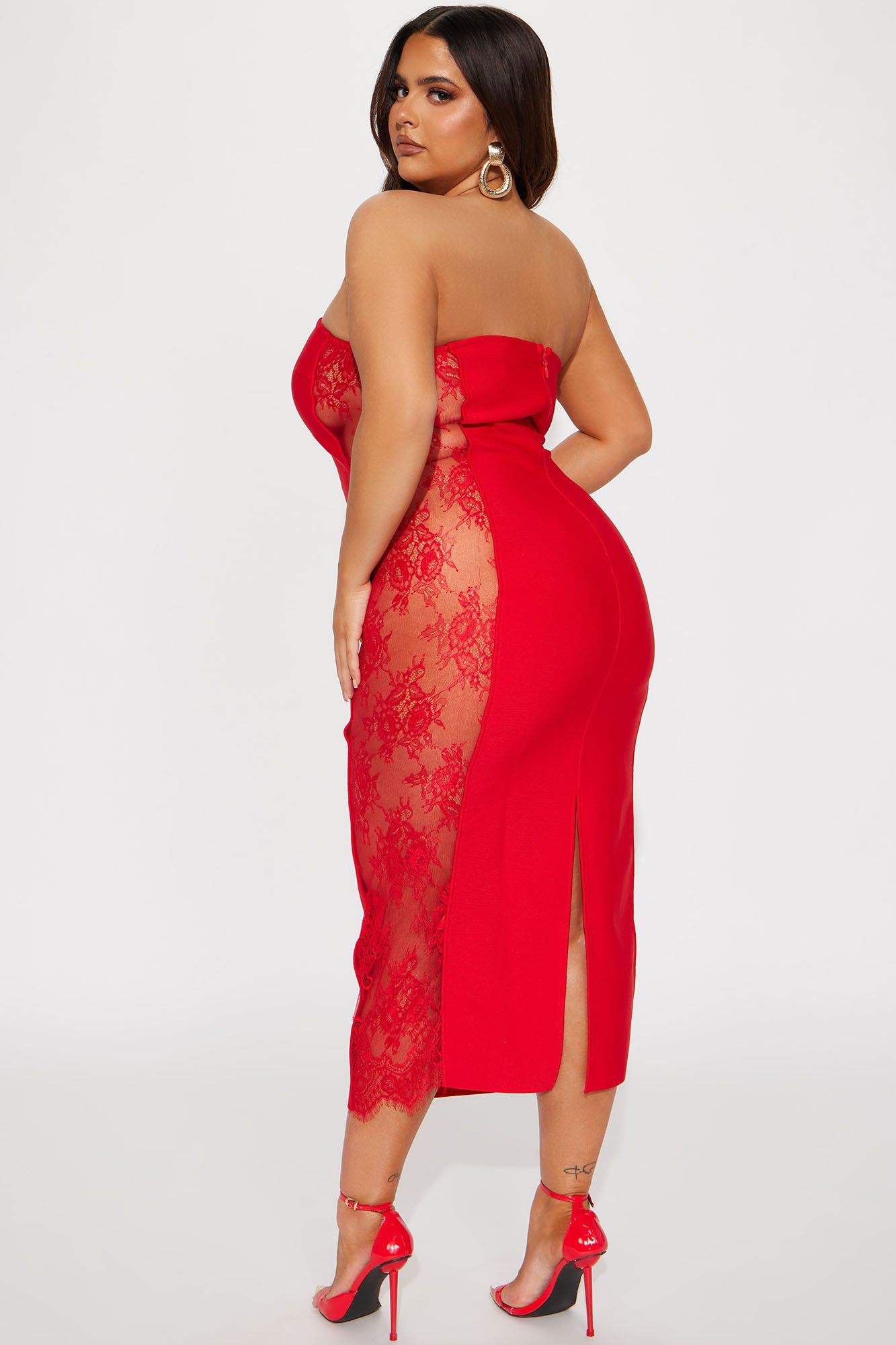 Juliet Bandage Maxi Dress - Red sold by Fashion Nova product image thumbnail 6