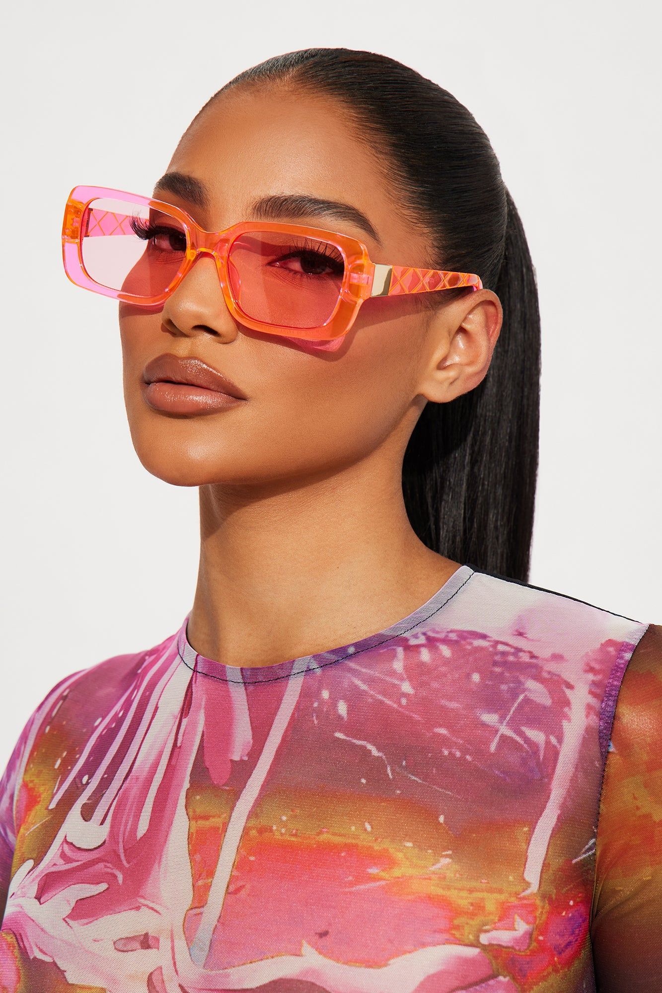 Girls Brunch Sunglasses - Pink sold by Fashion Nova