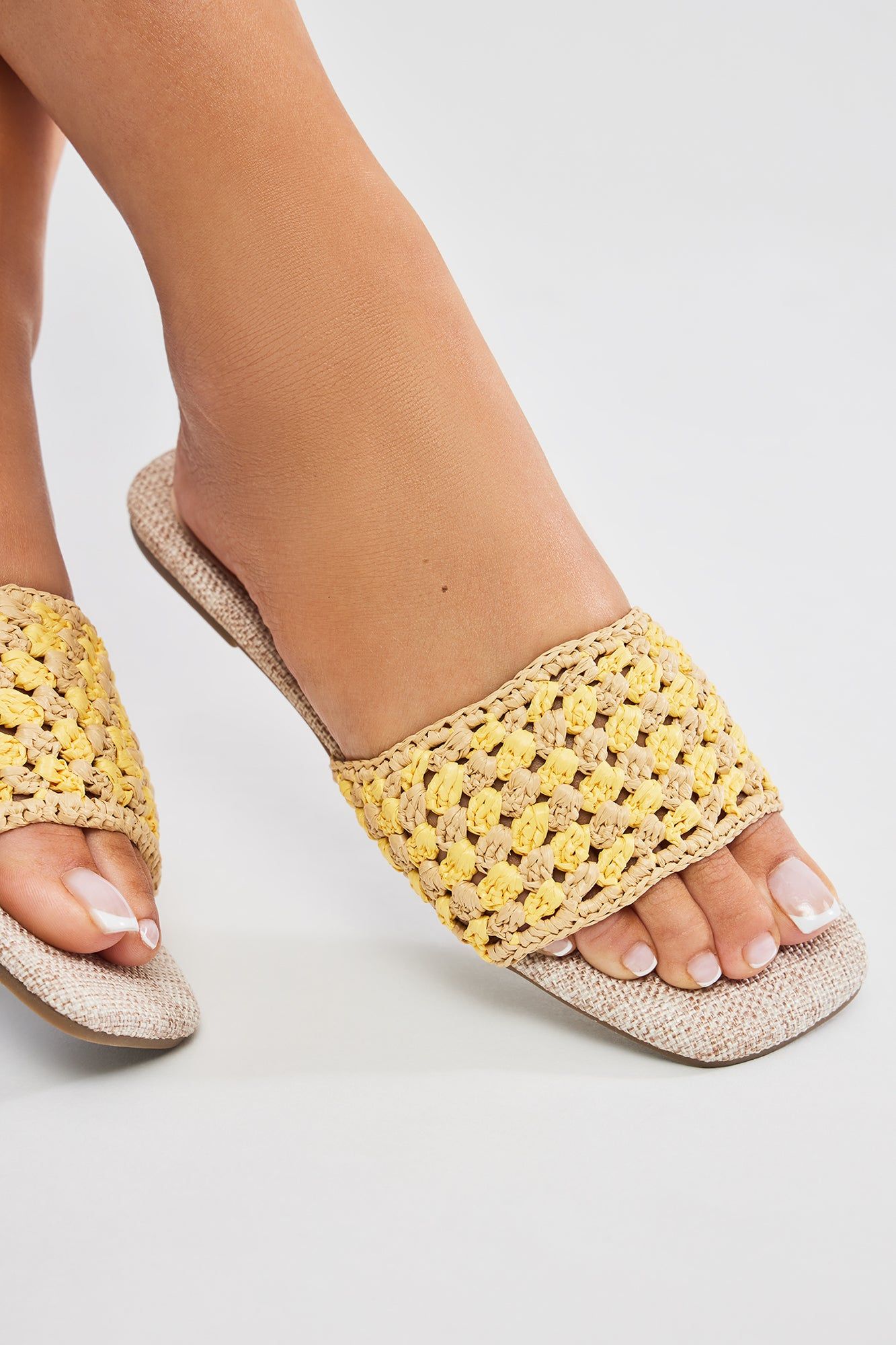 Hot Days Flat Sandals - Yellow sold by Fashion Nova