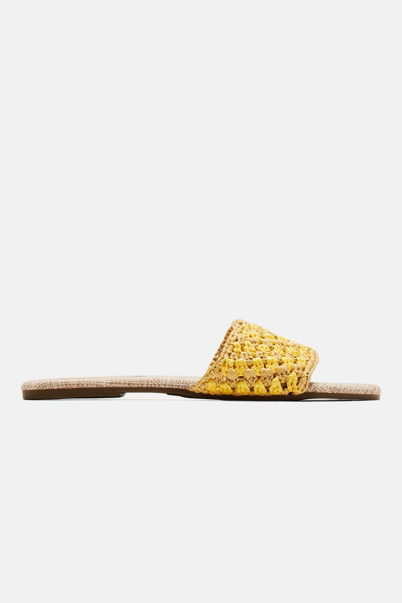 Hot Days Flat Sandals - Yellow sold by Fashion Nova product image thumbnail 5