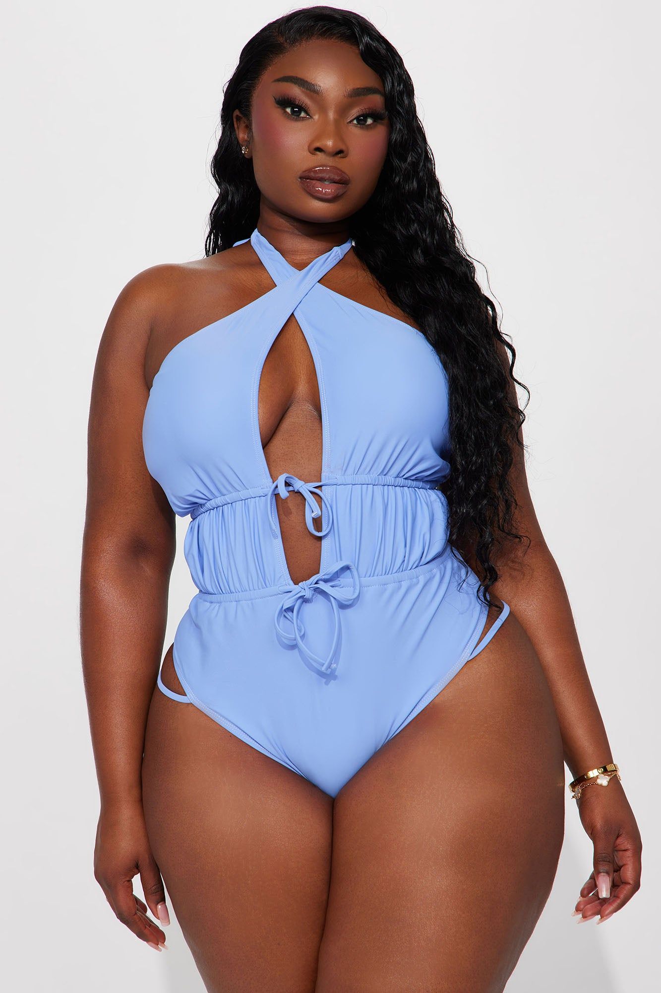 In The Water 1 Piece Swimsuit - Lavender sold by Fashion Nova product image thumbnail 4
