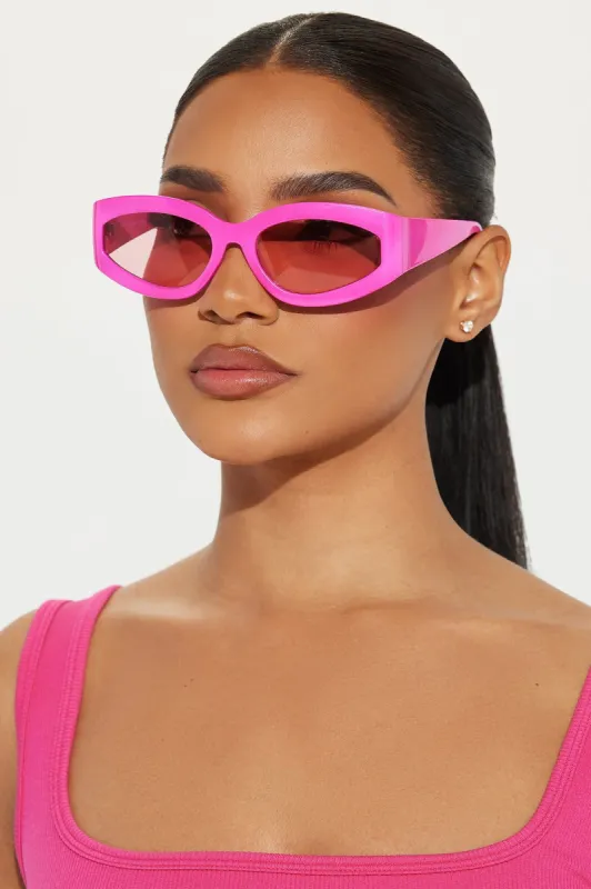 My New Option Sunglasses - Pink sold by Fashion Nova