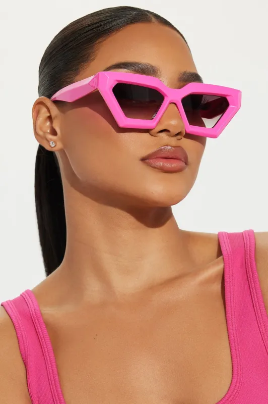 Flexing Them Sunglasses - Pink sold by Fashion Nova
