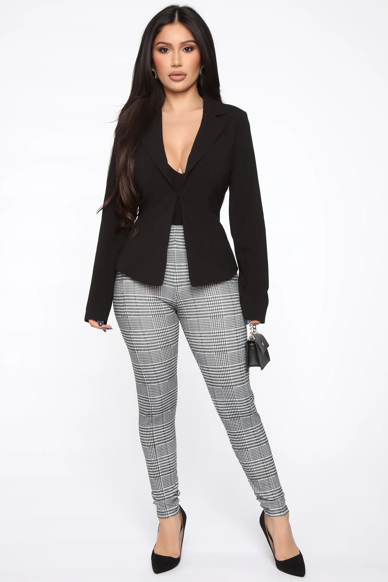 Negotiating Terms Blazer - Black sold by Fashion Nova product image thumbnail 2