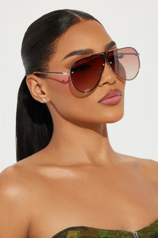 Son Of Suns Sunglasses - Orange/combo sold by Fashion Nova