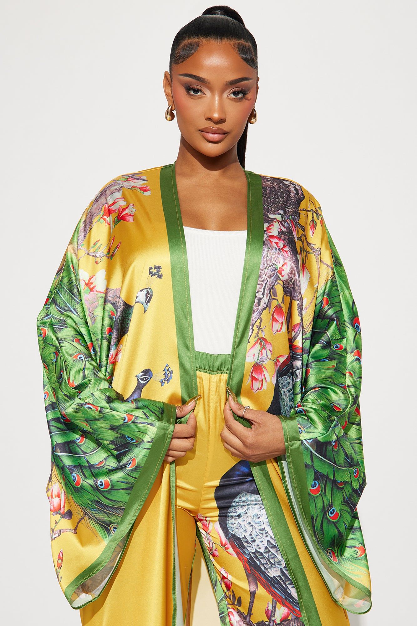 Above Status Satin Pant Set - Multi Color sold by Fashion Nova product image thumbnail 2