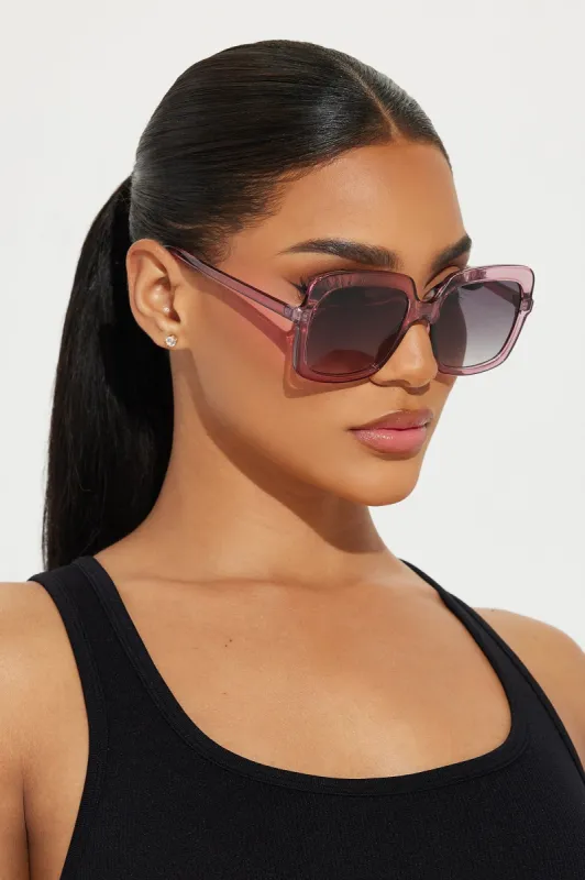 Pretty Pretty Sunglasses - Purple sold by Fashion Nova