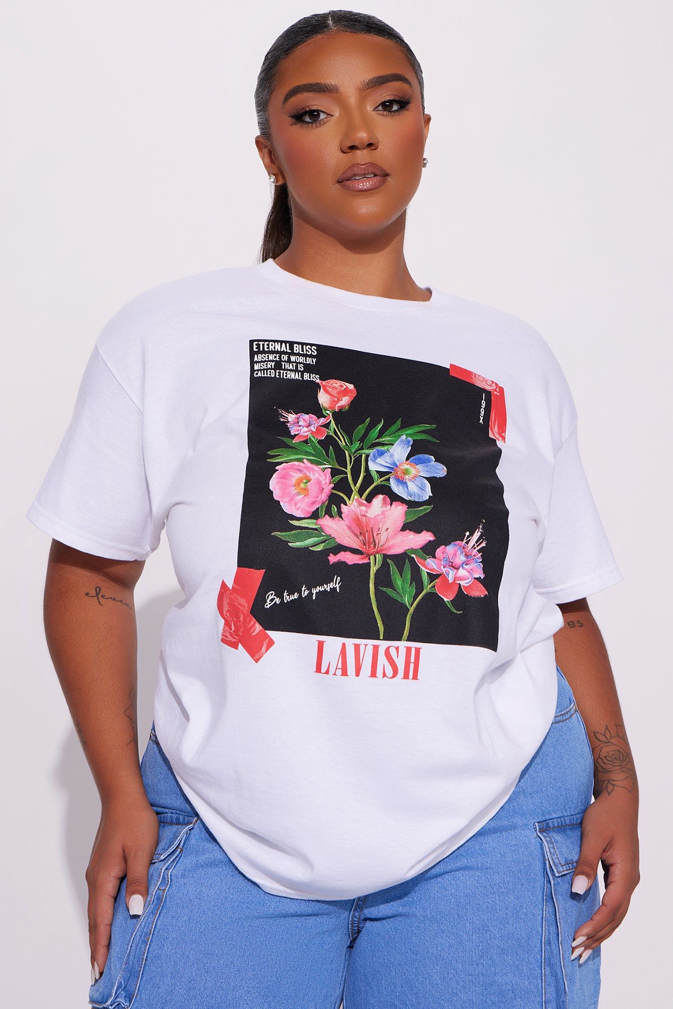 Lavish Life Graphic Tshirt - White sold by Fashion Nova product image thumbnail 4