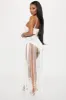Alana Fringe Maxi Dress - White sold by Fashion Nova