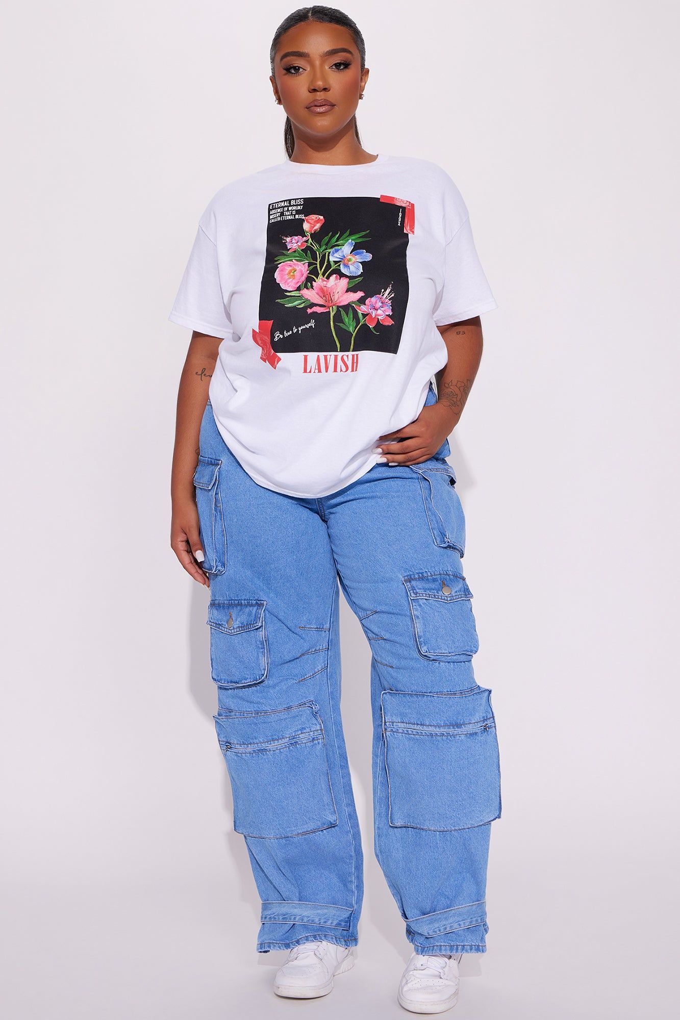 Lavish Life Graphic Tshirt - White sold by Fashion Nova product image thumbnail 5