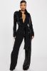 All By Myself Sequin Jumpsuit  - Black sold by Fashion Nova