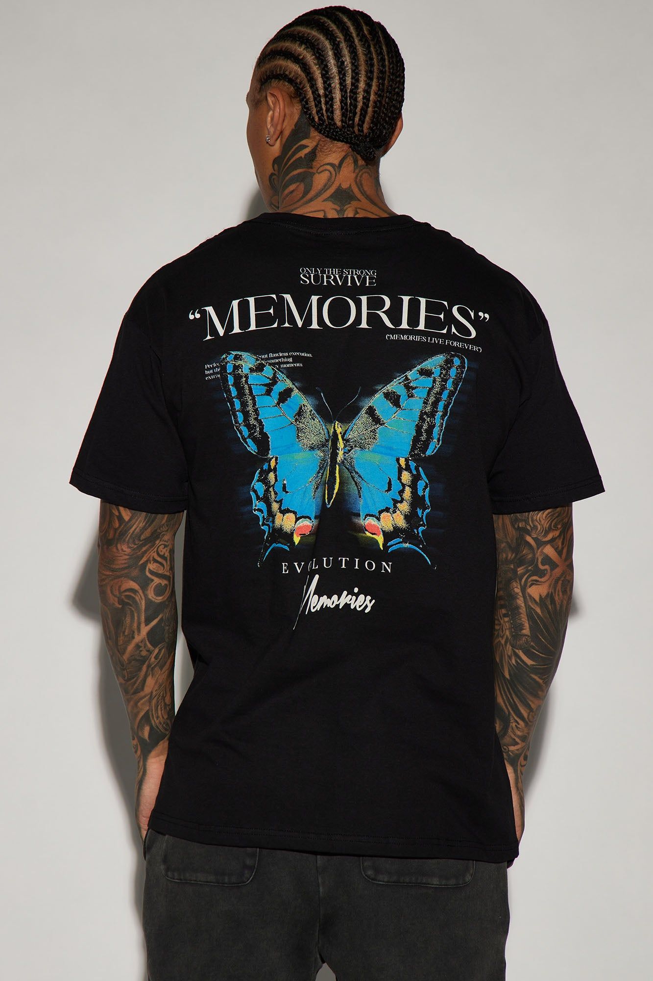 Evolution Memories Short Sleeve Tee - Black sold by Fashion Nova product image thumbnail 4