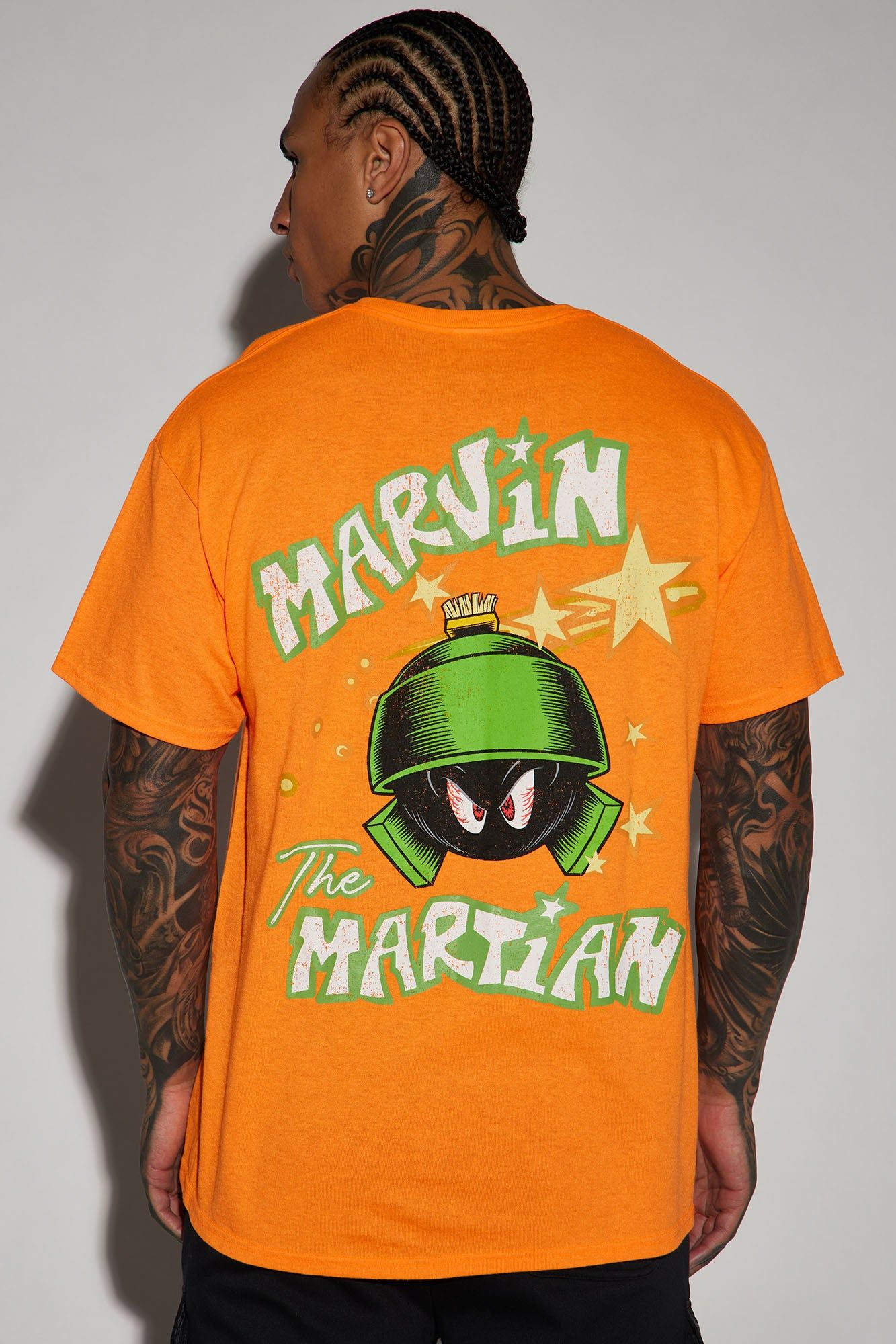 Looney Tunes Marvin The Martian Short Sleeve Tee - Orange sold by Fashion Nova product image thumbnail 5