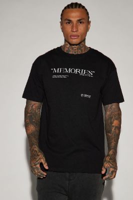 Evolution Memories Short Sleeve Tee - Black sold by Fashion Nova
