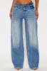 Ayanna Seamed Straight Leg Jeans - Vintage Wash sold by Fashion Nova