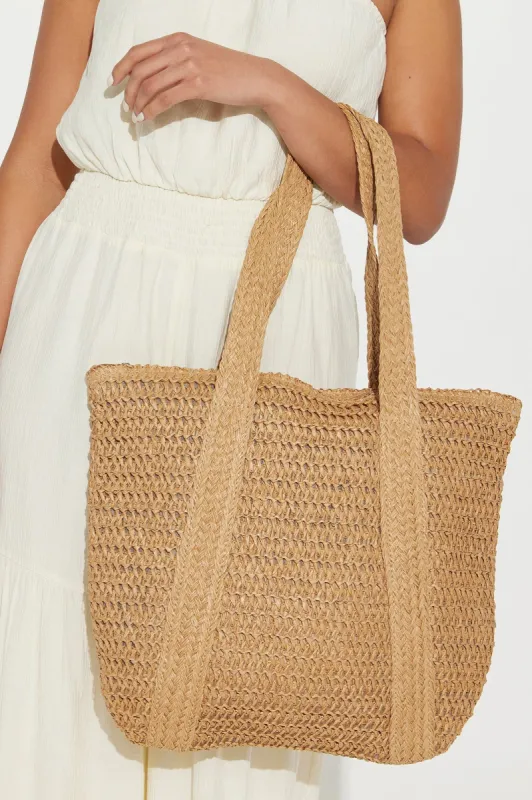 Everyday Beach Tote Bag  - Khaki sold by Fashion Nova