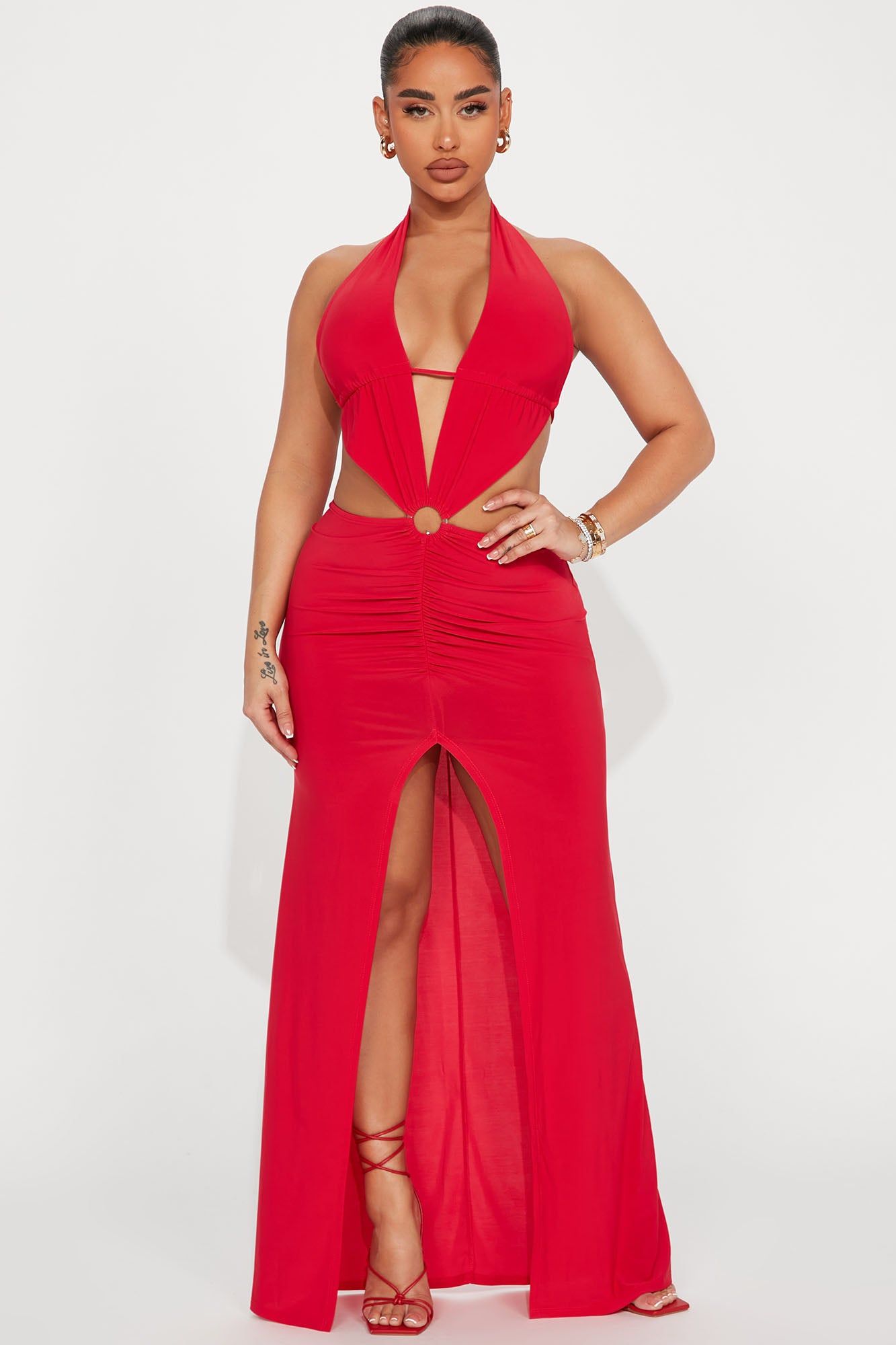 Dezi Maxi Dress - Red sold by Fashion Nova