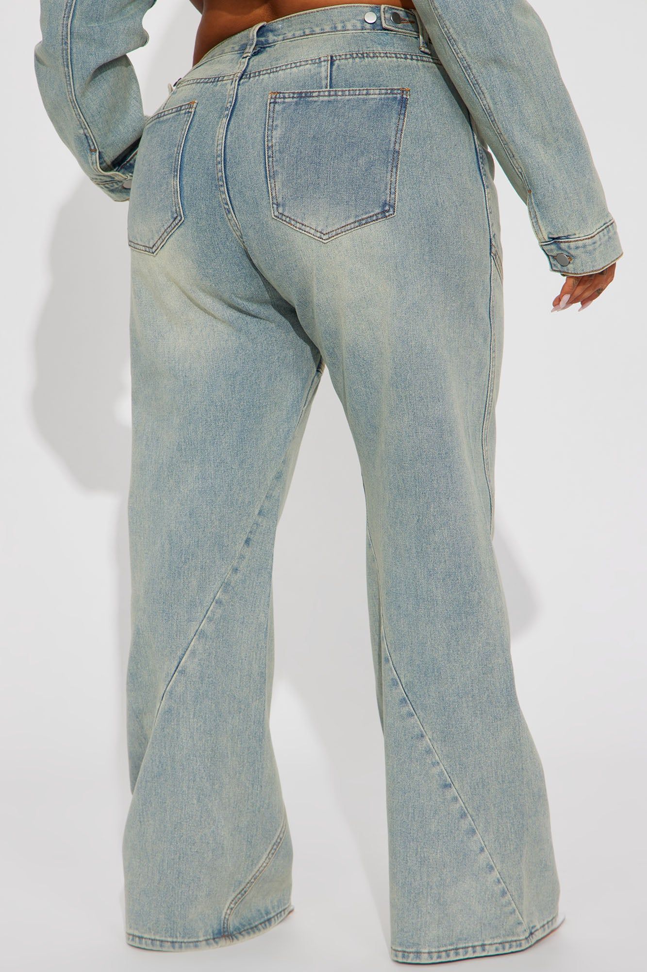 Sierra Tinted Baggy Jeans - Light Wash sold by Fashion Nova product image thumbnail 6