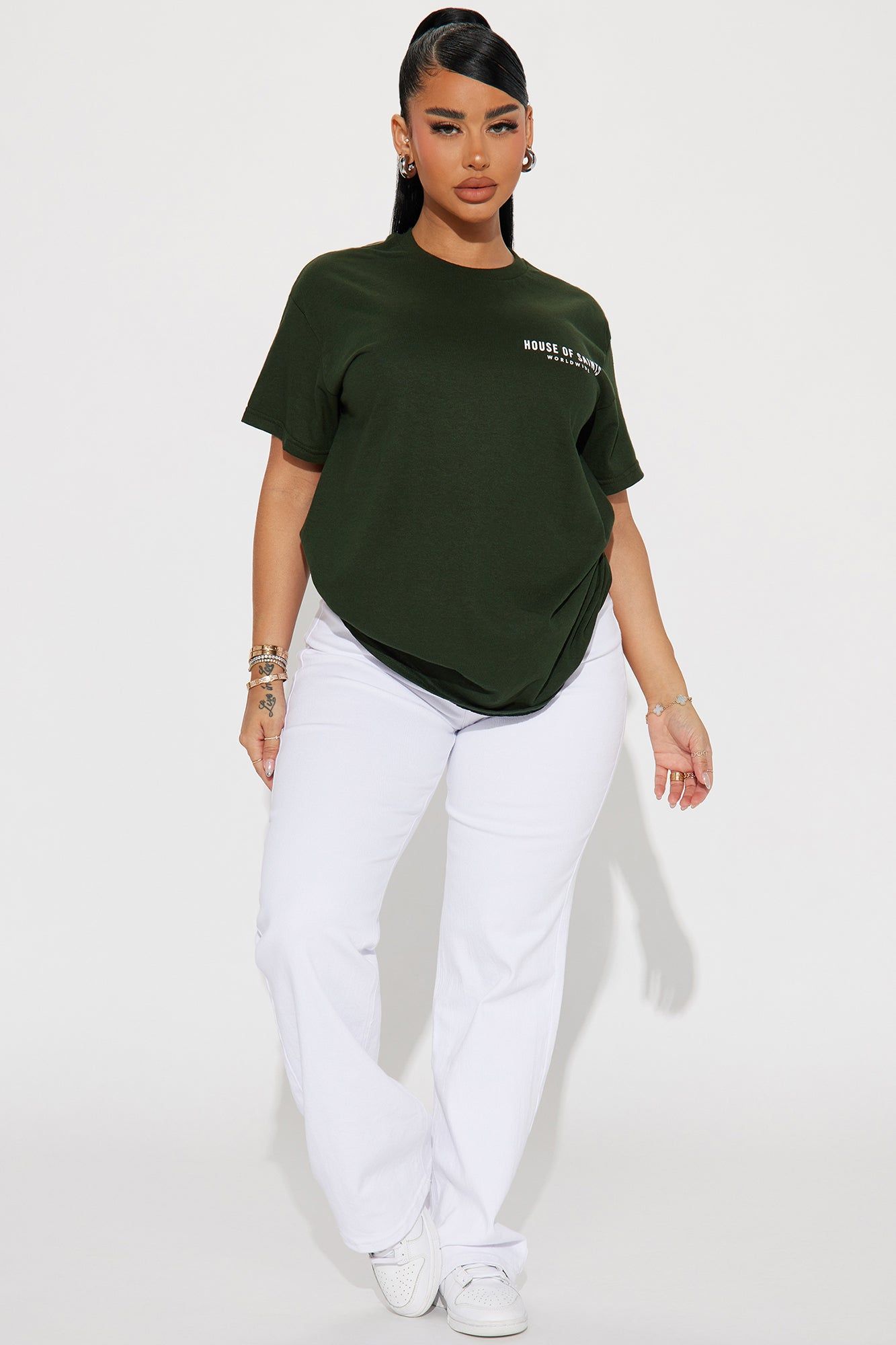 House Of Saints Tshirt - Green sold by Fashion Nova product image thumbnail 2