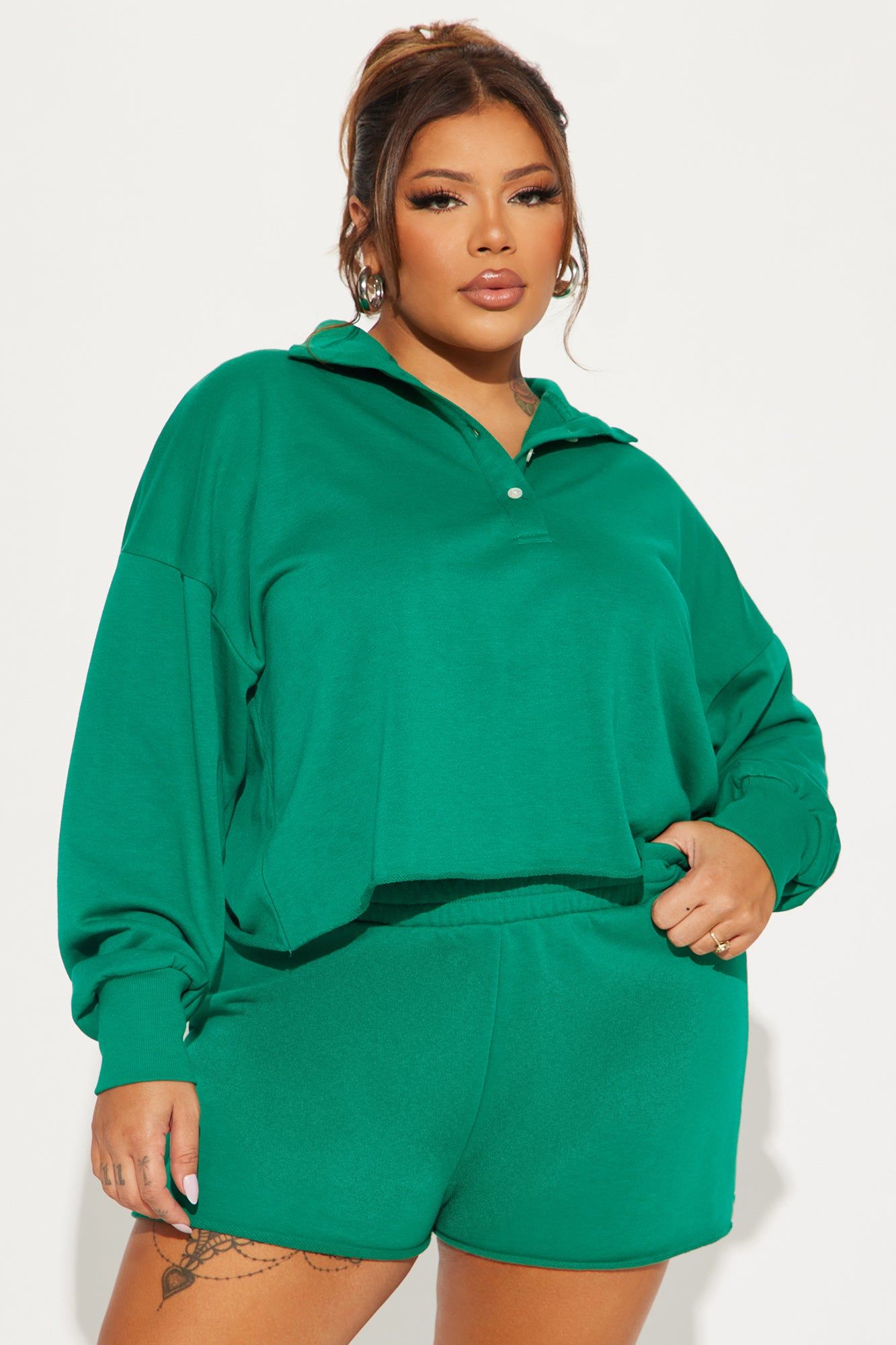 Cassidy Lounge Top - Kelly Green sold by Fashion Nova product image thumbnail 4
