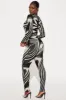 Kira Sweater Jumpsuit - Black/combo sold by Fashion Nova