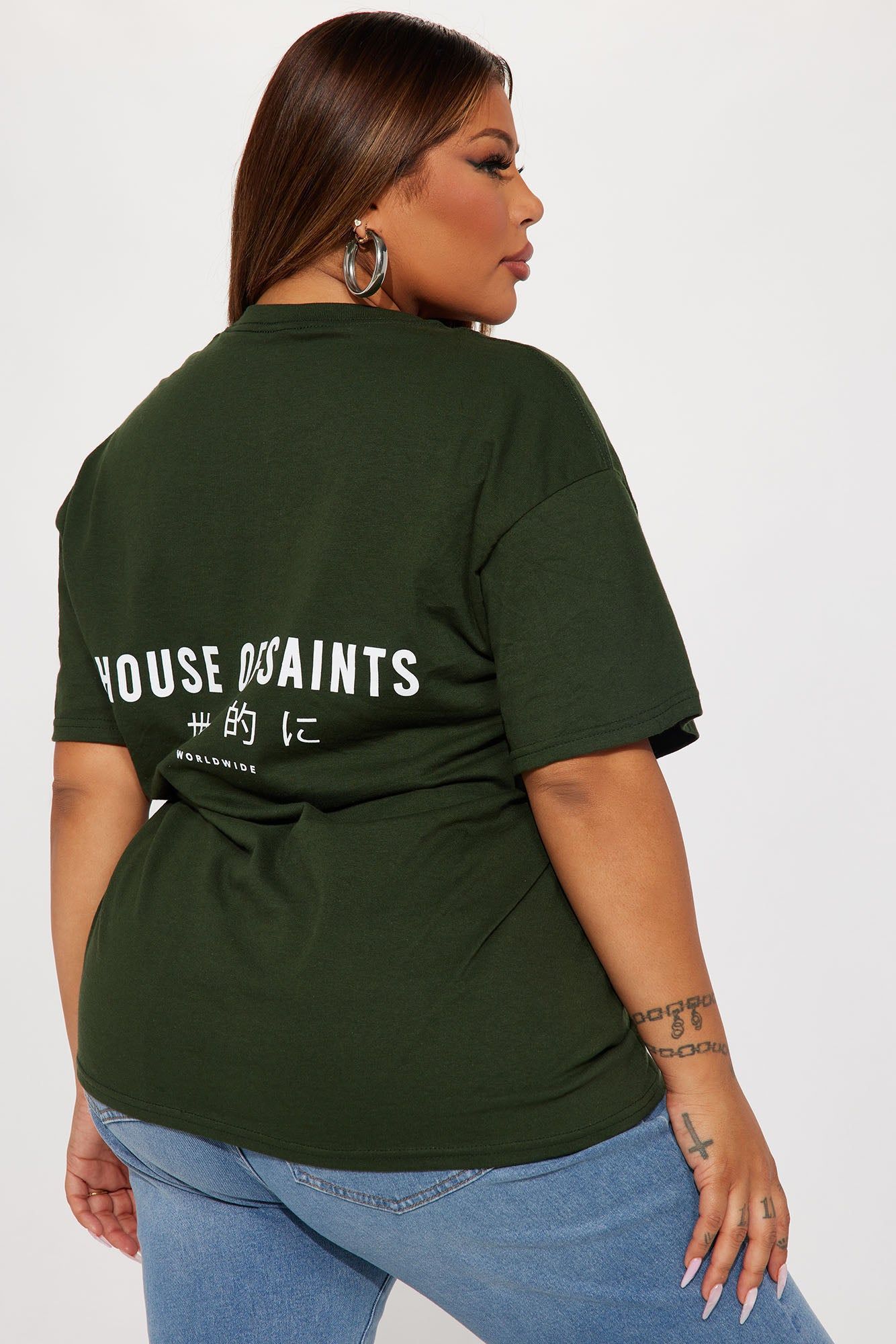 House Of Saints Tshirt - Green sold by Fashion Nova product image thumbnail 8