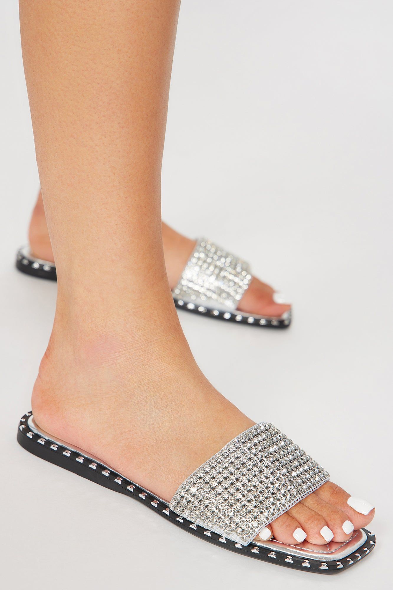 Zayla Rhinestone Sandals - Silver sold by Fashion Nova product image thumbnail 3
