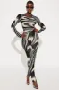 Kira Sweater Jumpsuit - Black/combo sold by Fashion Nova