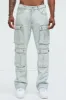 Tobias Carpenter Flare Jeans - Light Blue Wash sold by Fashion Nova