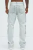 Tobias Carpenter Flare Jeans - Light Blue Wash sold by Fashion Nova