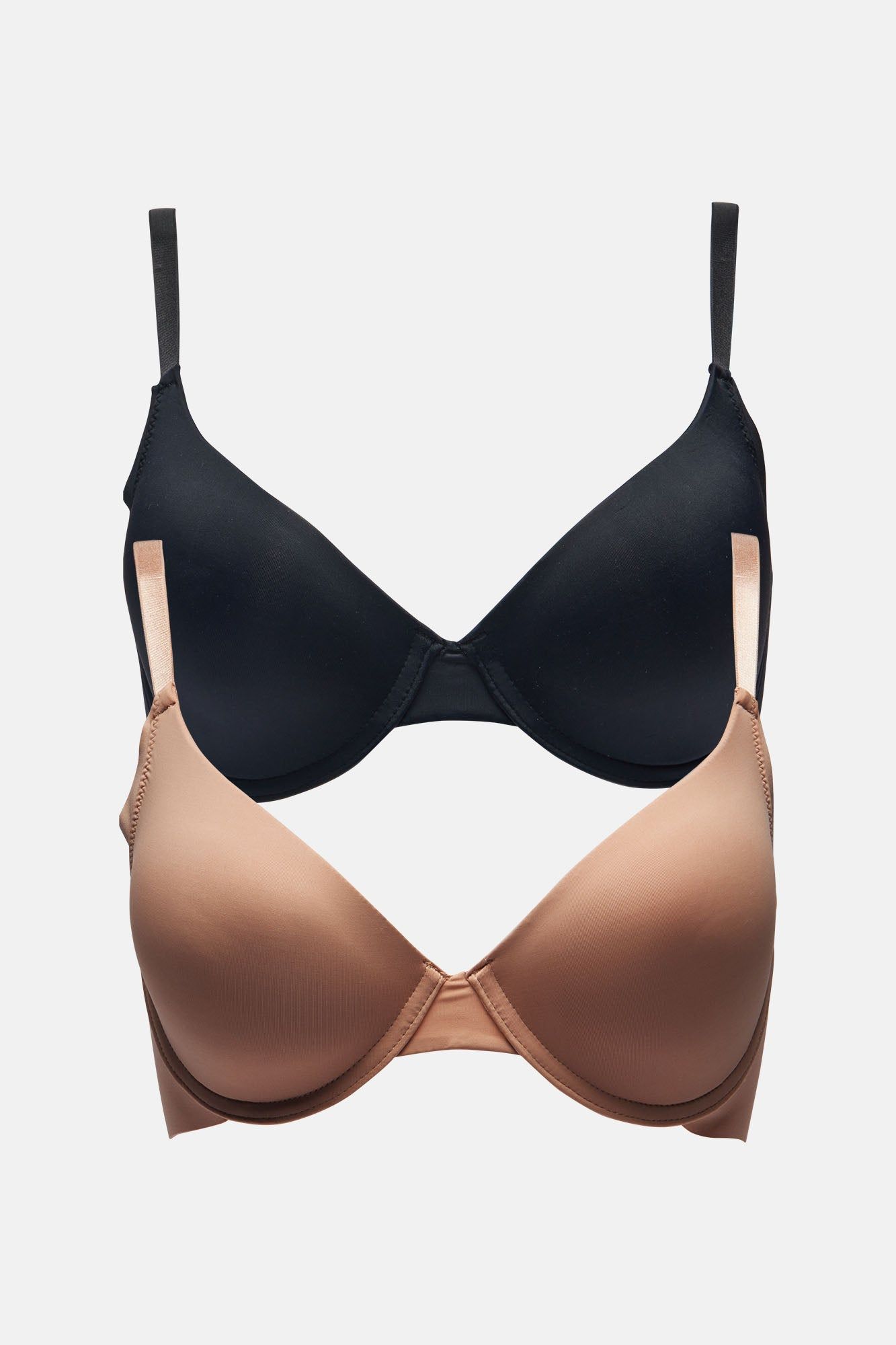 Everyday 2 Pack Smoothing Bra - Mocha sold by Fashion Nova