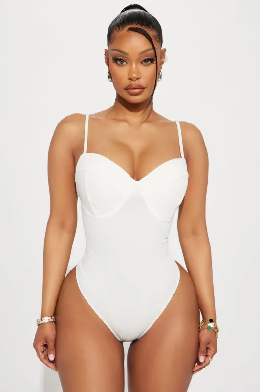 Do Right By You Bodysuit - Off White sold by Fashion Nova
