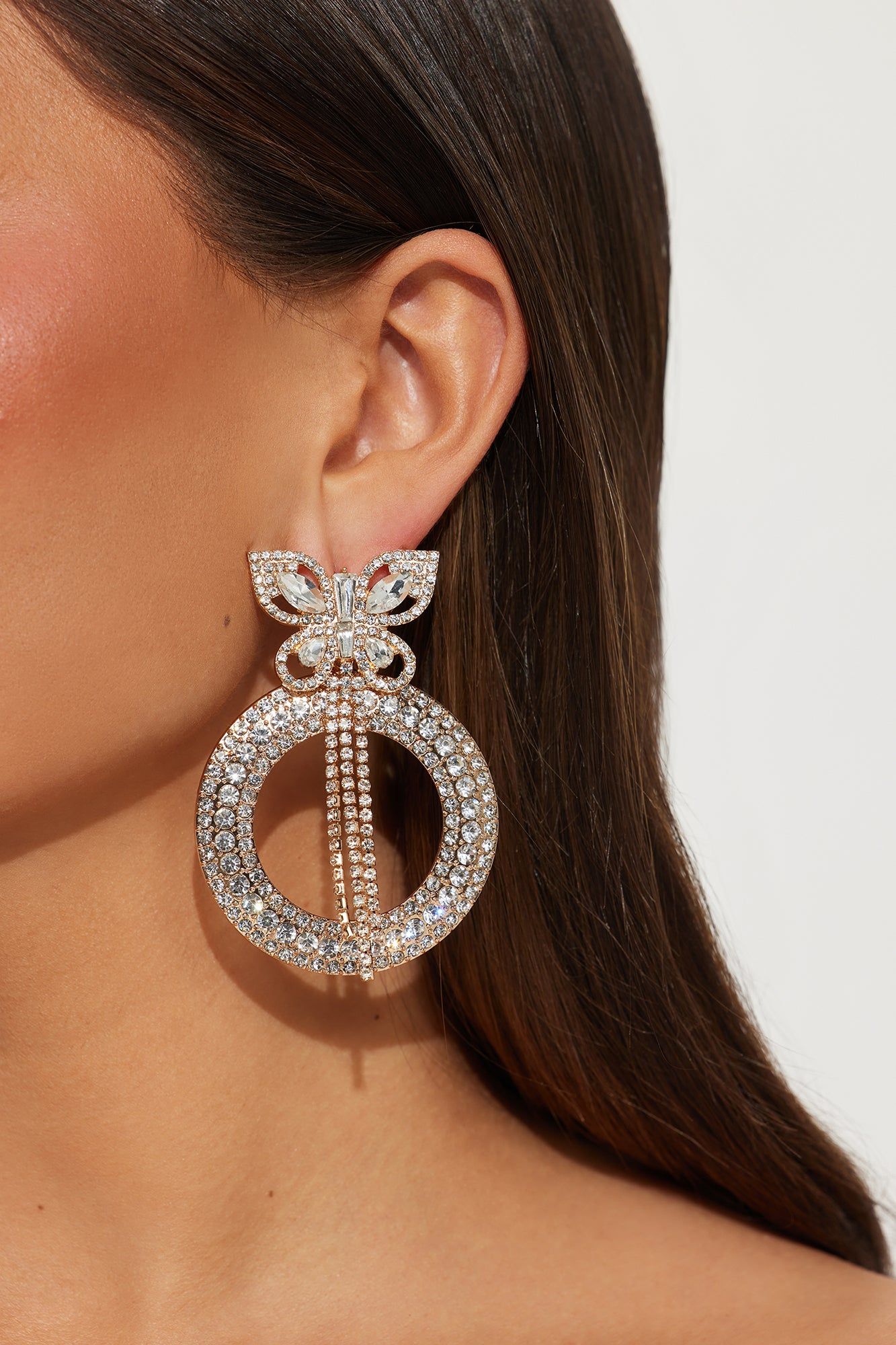 Most Stunning Butterfly Earrings - Gold sold by Fashion Nova