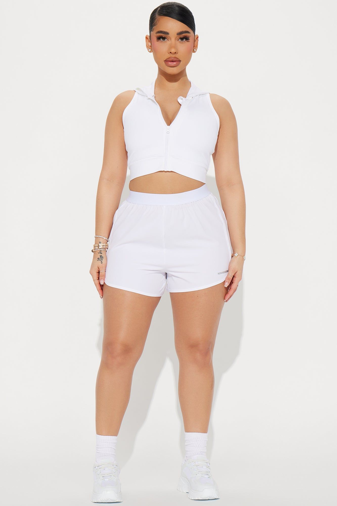 Out Of The Box Elevate Active Top - White sold by Fashion Nova product image thumbnail 2
