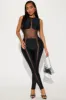 Let's Go Out Tonight Jumpsuit - Black sold by Fashion Nova