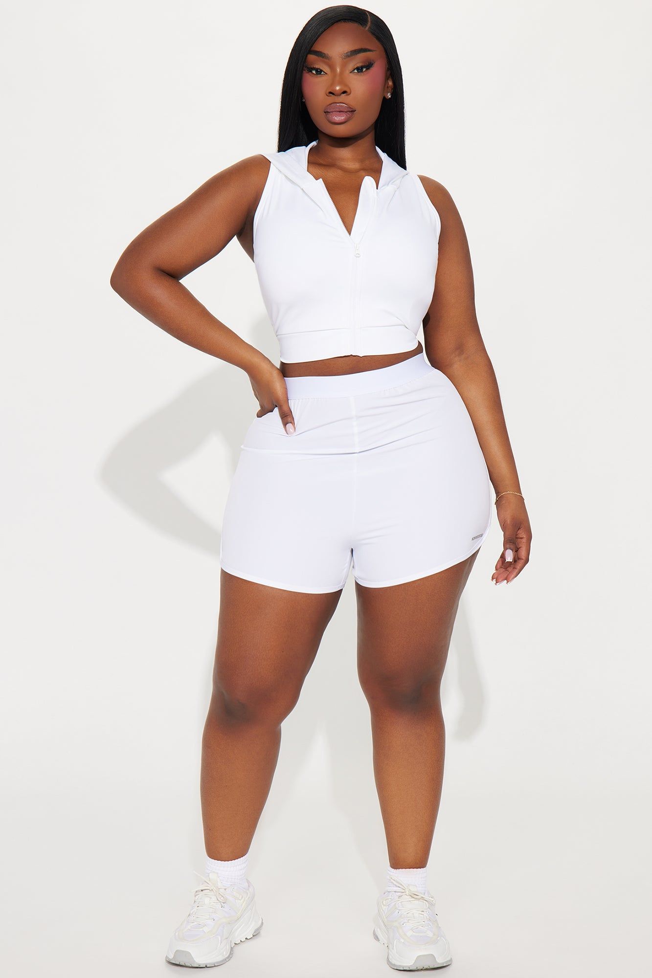 Out Of The Box Elevate Active Top - White sold by Fashion Nova product image thumbnail 5
