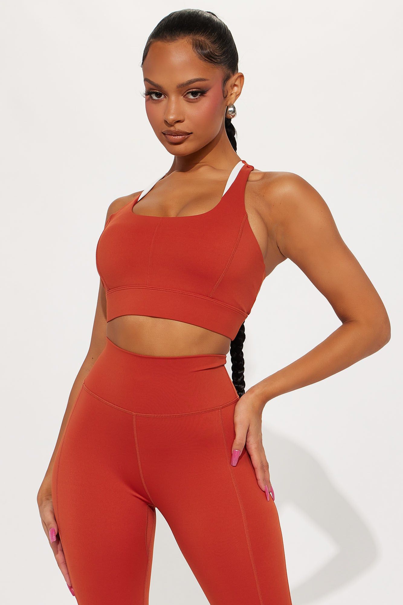 Go All Out Active Set - Rust/combo sold by Fashion Nova product image thumbnail 2