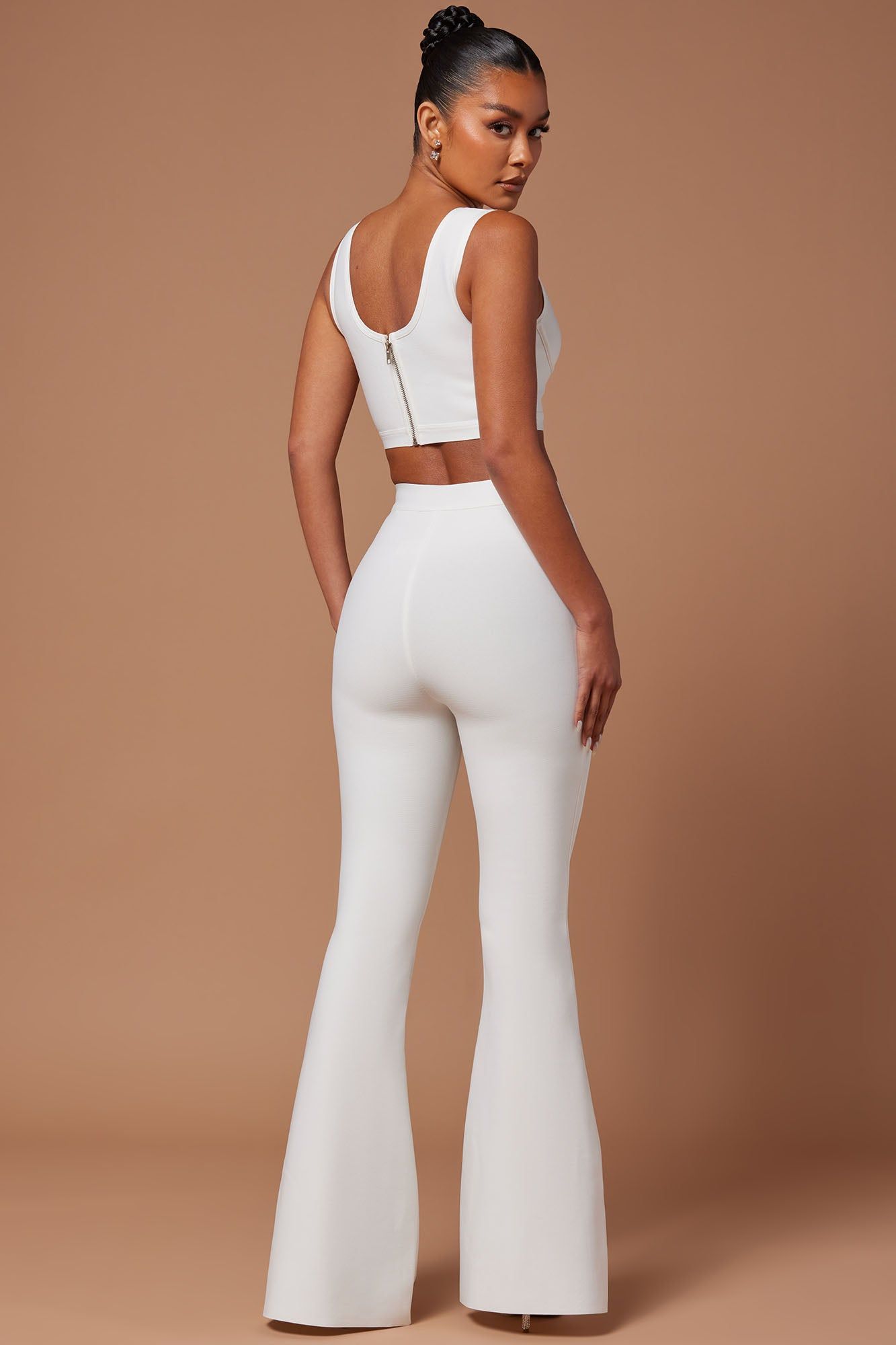 Raya Embellished Pant Set - White sold by Fashion Nova product image thumbnail 4