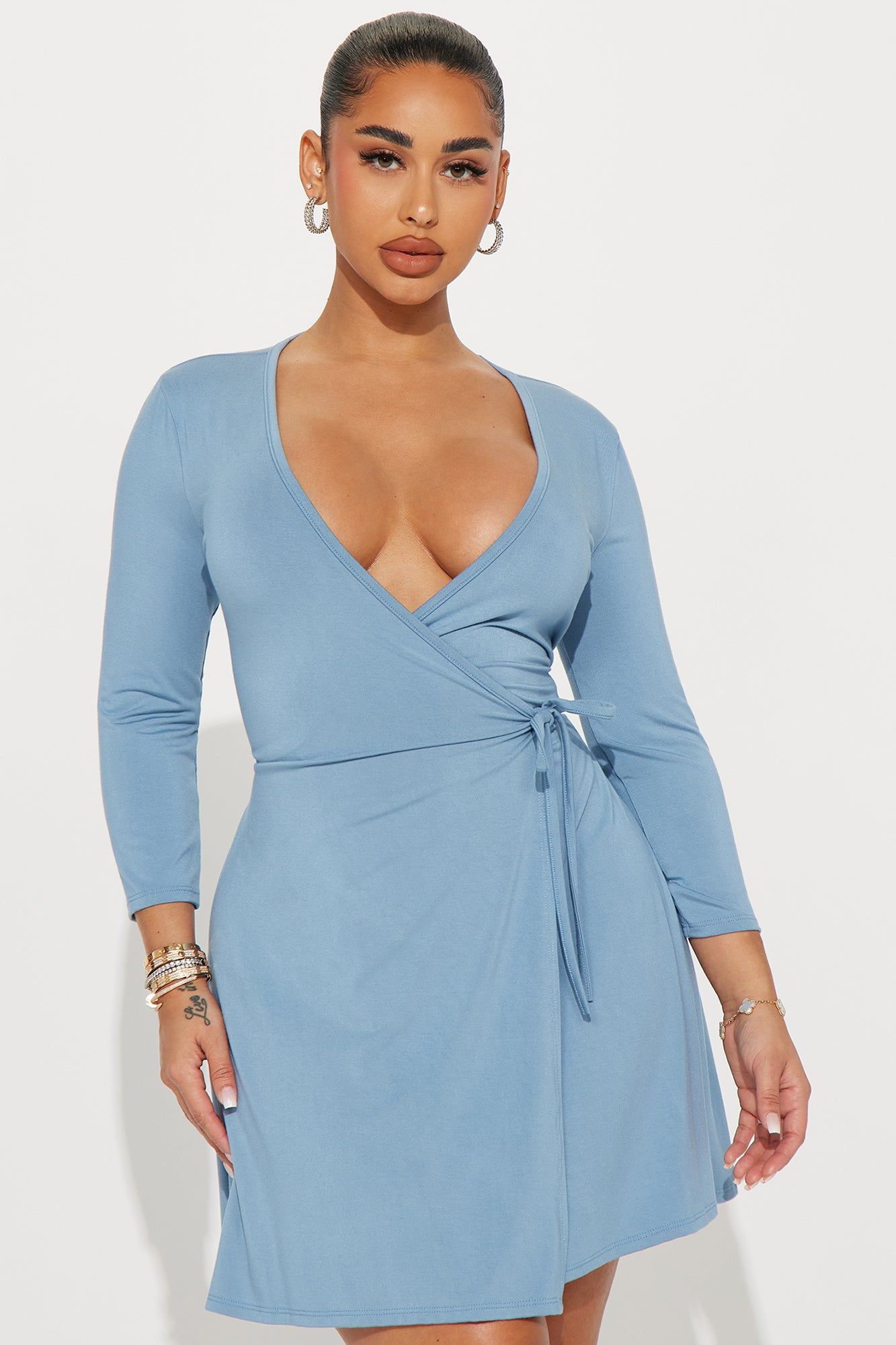 Susie Mini Dress - Blue sold by Fashion Nova