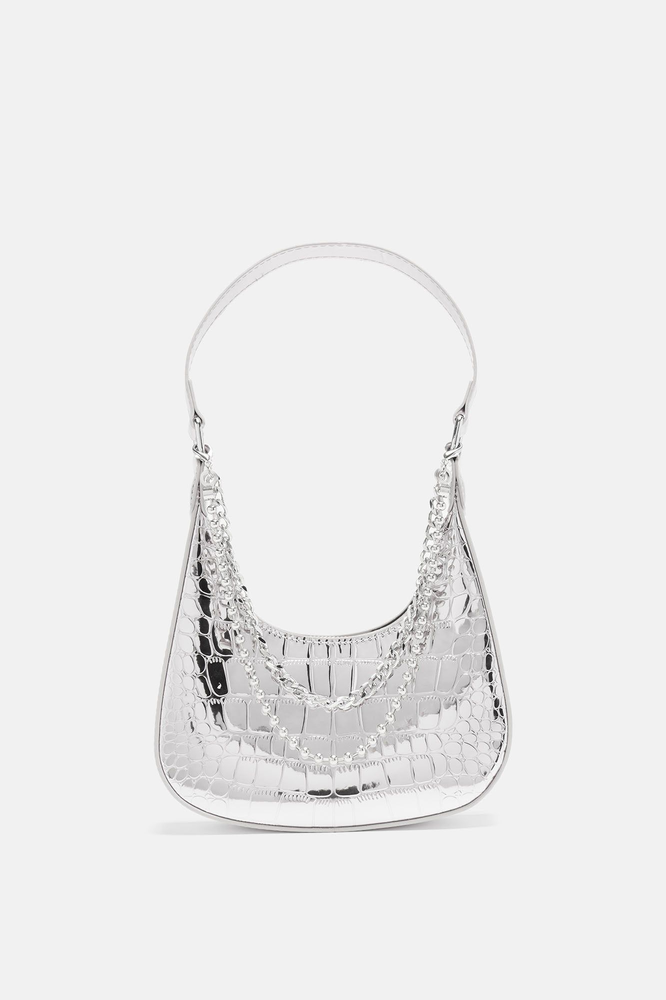 Baddie On The Go Handbag - Silver sold by Fashion Nova product image thumbnail 4