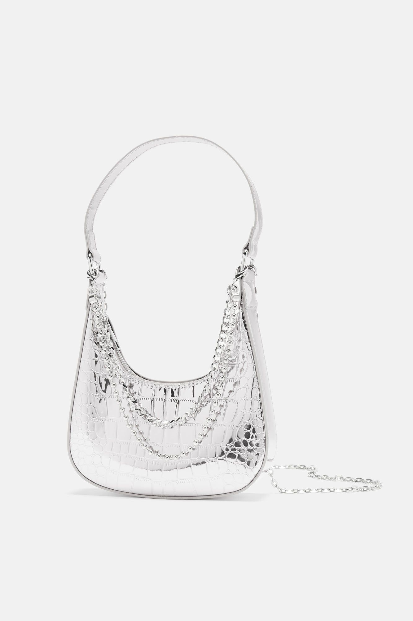 Baddie On The Go Handbag - Silver sold by Fashion Nova product image thumbnail 3