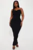 Lyla Snatched Maxi Dress - Black sold by Fashion Nova