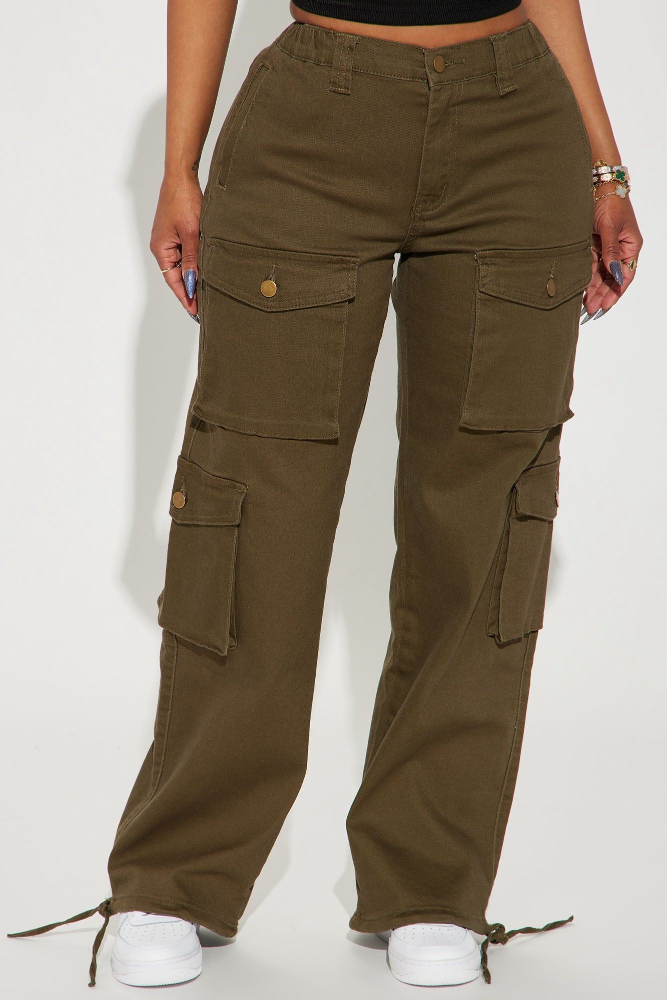 Cool And Casual Cargo Jogger - Olive sold by Fashion Nova product image thumbnail 2