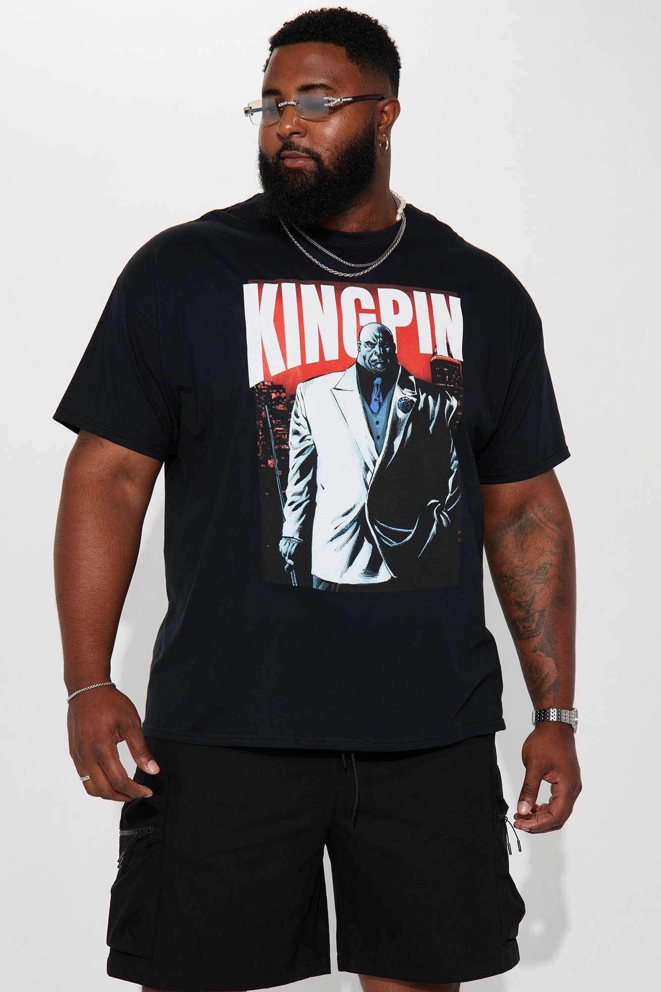 Kingpin Big Guy Short Sleeve Tee - Black sold by Fashion Nova product image thumbnail 2