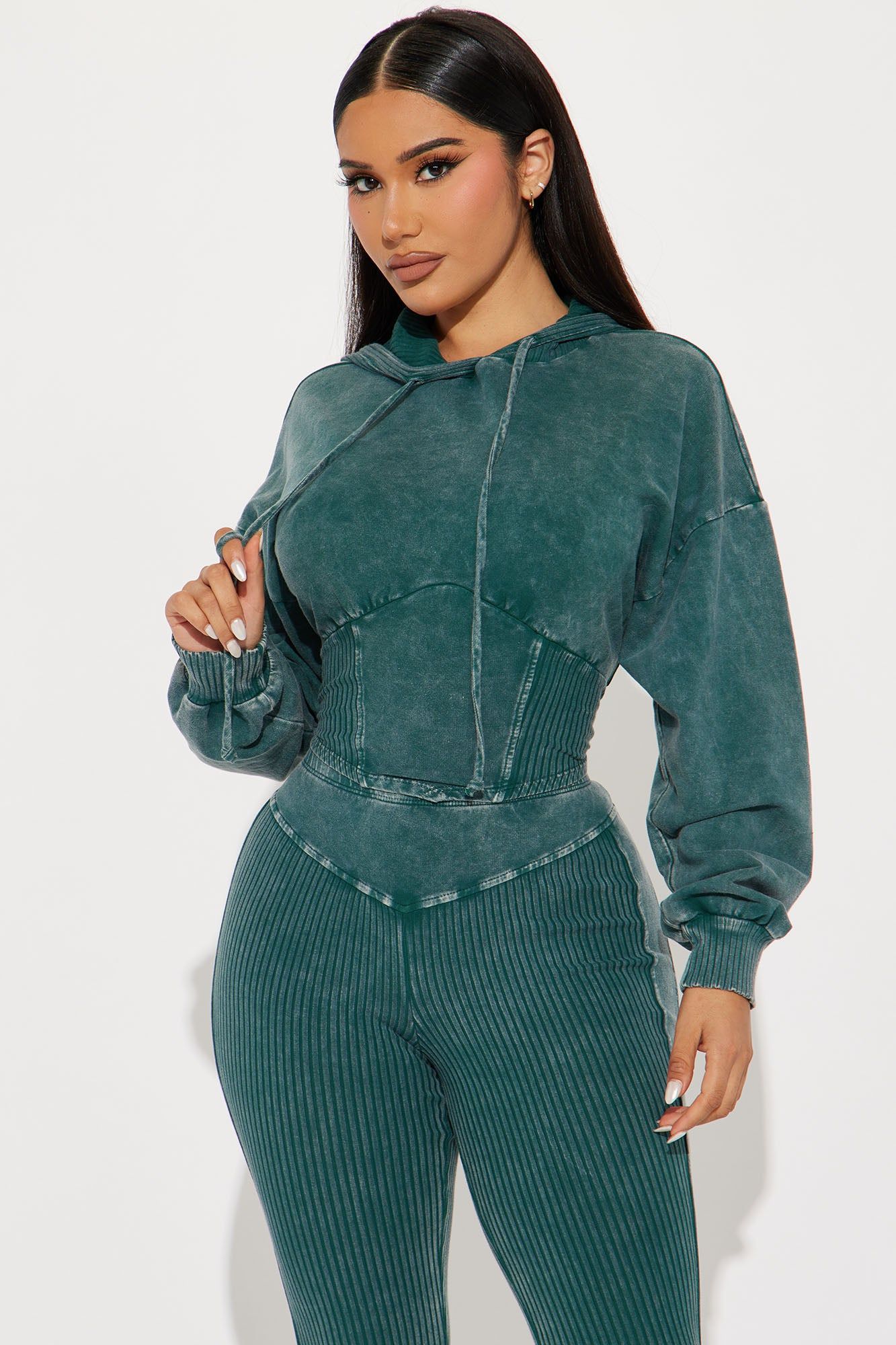 Rory Mineral Wash Legging Set - Hunter sold by Fashion Nova product image thumbnail 2