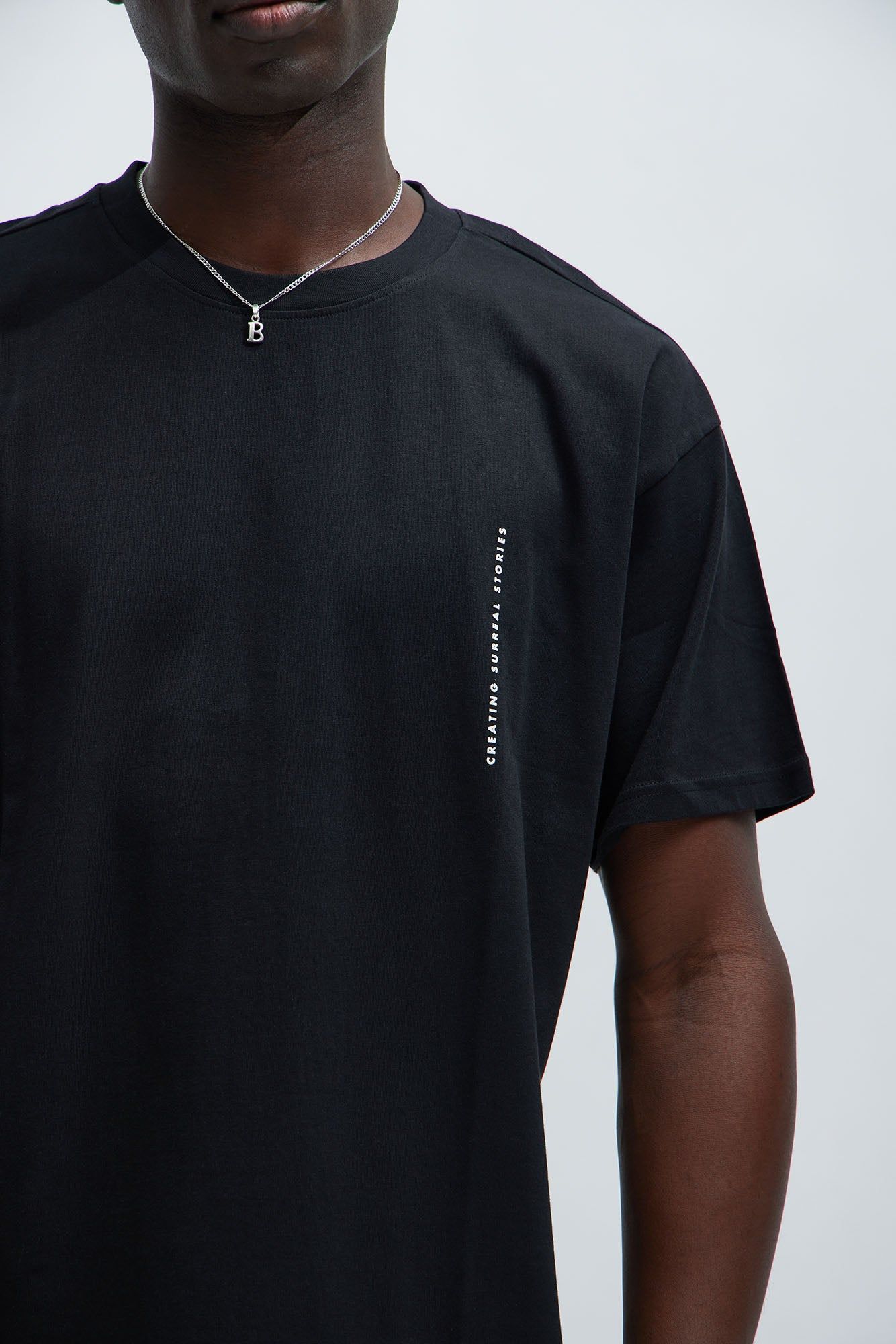 Creating Surreal Stories Short Sleeve Tee - Black sold by Fashion Nova product image thumbnail 4